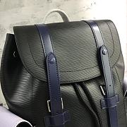 LVCHRISTOPHER Small Backpack Black/Blue M41709 Size 34x13x47 cm - 2