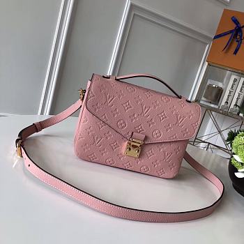 Lv Pochette Metis Pink M41487 Size 25x19x9 cm