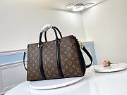 Louis Vuiton Soufflot Mm Black Border M44817 Size 35×24×15 cm - 2