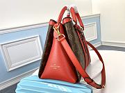 Louis Vuiton Soufflot Mm Red Border M44817 Size 35×24×15 cm - 4