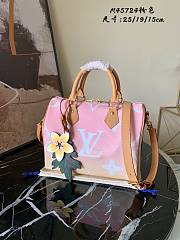 LV SPEEDY BANDOULIÈRE 25 Pillow Handbags Pink M45724 Size 25x19x15 cm - 1