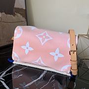 LV SPEEDY BANDOULIÈRE 25 Pillow Handbags Nude Pink M45722 Size 25x19x15 cm - 6