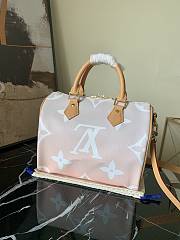 LV SPEEDY BANDOULIÈRE 25 Pillow Handbags Nude Pink M45722 Size 25x19x15 cm - 5
