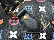LV SPEEDY BANDOULIÈRE 25 Pillow Handbags Black Poker M57466 Size 25x19x15 cm - 3