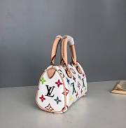 LV NANO SPEEDY Handbag White M61252 Size 16x11x9cm - 6