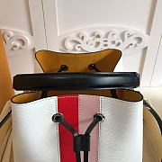 LV NeoNoe Handbags White Stripes M52163 Size 26x26x17.5 cm - 2