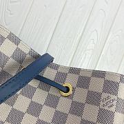 LV NEONOE Handbag White Grid Blue M44020 Size 26x26x17.5 cm - 5