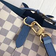 LV NEONOE Handbag White Grid Blue M44020 Size 26x26x17.5 cm - 3