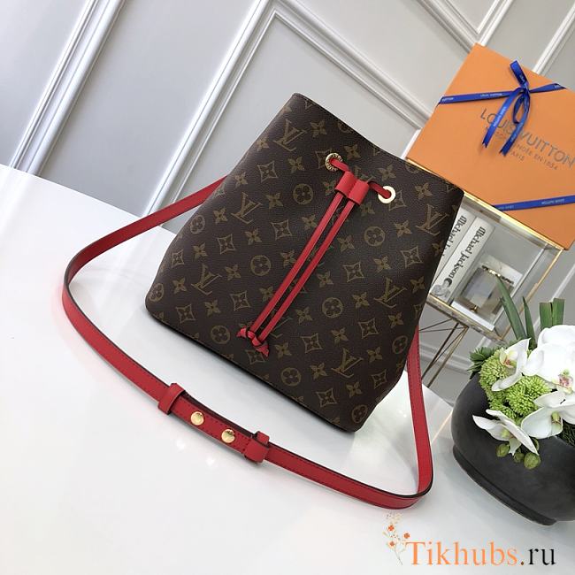 LV Noe Champagne Bag Red M43569 Size 26x22x27 cm - 1