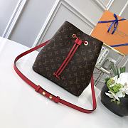 LV Noe Champagne Bag Red M43569 Size 26x22x27 cm - 1