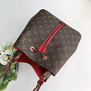 LV Noe Champagne Bag Red M43569 Size 26x22x27 cm - 5