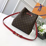 LV Noe Champagne Bag Red M43569 Size 26x22x27 cm - 3