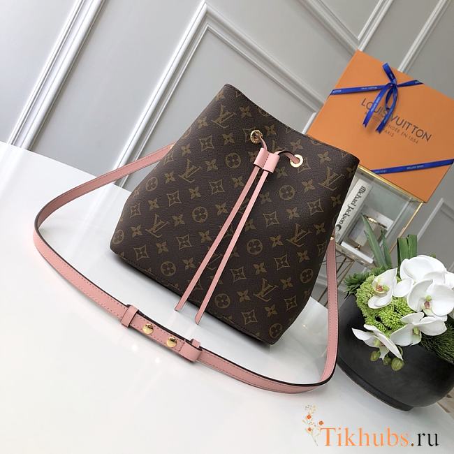 LV Noe Champagne Bag Light Pink M43569 Size 26x22x27 cm - 1