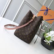 LV Noe Champagne Bag Light Pink M43569 Size 26x22x27 cm - 4