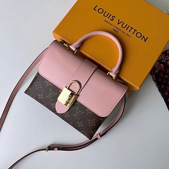 LV LOCKY BB handbag Pink M44080 Size 21x17x8 cm
