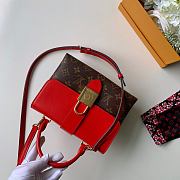 LV LOCKY BB handbag Red  M44322 Size 21x17x8 cm - 4