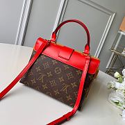 LV LOCKY BB handbag Red  M44322 Size 21x17x8 cm - 5