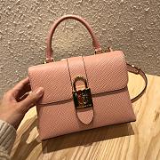 LV Latest Locky Small Messenger Bag Pink 44321 Size 20.5X8X16cm - 1