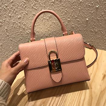 LV Latest Locky Small Messenger Bag Pink 44321 Size 20.5X8X16cm