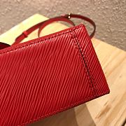 LV Latest Locky Small Messenger Bag Red 44321 Size 20.5x8x16 cm - 3