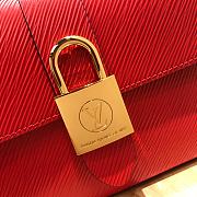 LV Latest Locky Small Messenger Bag Red 44321 Size 20.5x8x16 cm - 4