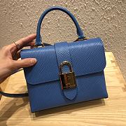 LV Latest Locky Small Messenger Bag Blue 44321 Size 20.5x8x16 cm - 1