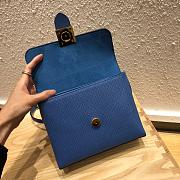 LV Latest Locky Small Messenger Bag Blue 44321 Size 20.5x8x16 cm - 3