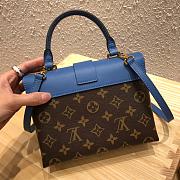 LV Latest Locky Small Messenger Bag Blue/Brown 44321 Size 20.5x8x16 cm - 6