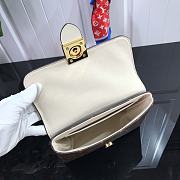 LV LOCKY BB Handbag White M44322 Size 21x17x8 cm - 5