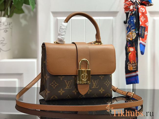 LV LOCKY BB Handbag Khaki M44322 Size 21x17x8 cm - 1