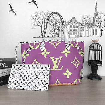 NEVERFULL Medium Handbag Purple M44588 Size 31x28.5x17 cm