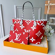 LV NEVERFULL Medium Handbag M41177 Size 32x29x17cm  - 1