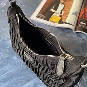 Prada Zou Ladies Nylon Shoulder Bag Black 1NE204 Size 22x17x6 cm - 2