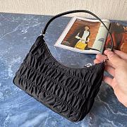 Prada Zou Ladies Nylon Shoulder Bag Black 1NE204 Size 22x17x6 cm - 6