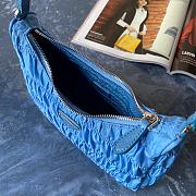 Prada Zou Ladies Nylon Shoulder Bag Blue 1NE204 Size 22x17x6 cm - 5