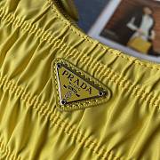 Prada Zou Ladies Nylon Shoulder Bag Yellow 1NE204 Size 22x17x6 cm - 6