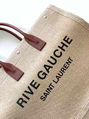 YSL Rive Gauche Tote Bag Gold 499290 Size 48 X 36 X 16 cm - 6