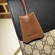 GUCCI Padlock Medium Gg Shoulder Bag Black 409486 Size 30 x 19 x 10 cm - 5