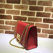 GUCCI Padlock Medium Gg Shoulder Bag Red Pressure 409486 Size 30 x 19 x 10 cm - 4