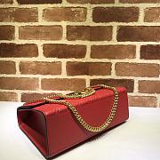 GUCCI Padlock Medium Gg Shoulder Bag Red Pressure 409486 Size 30 x 19 x 10 cm - 3