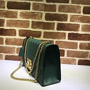 GUCCI Padlock Medium Gg Shoulder Bag Green Pressure 409486 Size 30 x 19 x 10 cm - 3