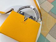 Louis Vuitton Capucines BB Bag Python Skin Yellow N95509 Size 27 x 18 x 9cm - 3