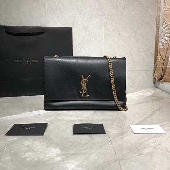 YSL Kate Small Black Leather 553804 Size 28.5x20x6 cm