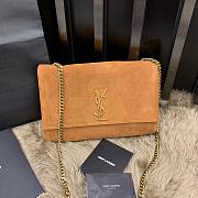 YSL Kate Small Light Brown Leather 553804 Size 28.5x20x6 cm - 1
