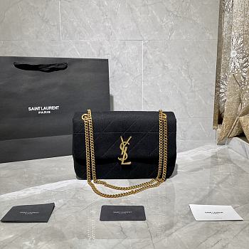 YSL Jamie Medium Bag Black 634820 Size 24×15.5×6.5 cm