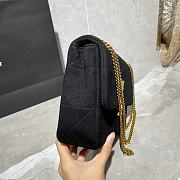 YSL Jamie Medium Bag Black 634820 Size 24×15.5×6.5 cm - 6