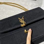 YSL Jamie Medium Bag Black 634820 Size 24×15.5×6.5 cm - 2