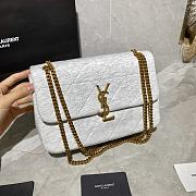 YSL Jamie Medium Bag White 634820 Size 24×15.5×6.5 cm - 3