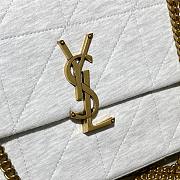 YSL Jamie Medium Bag White 634820 Size 24×15.5×6.5 cm - 2