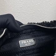 Prada Re-Edition 2000 Shearling Mini Bag Black 1NE515 Size 23x14x5 cm - 3